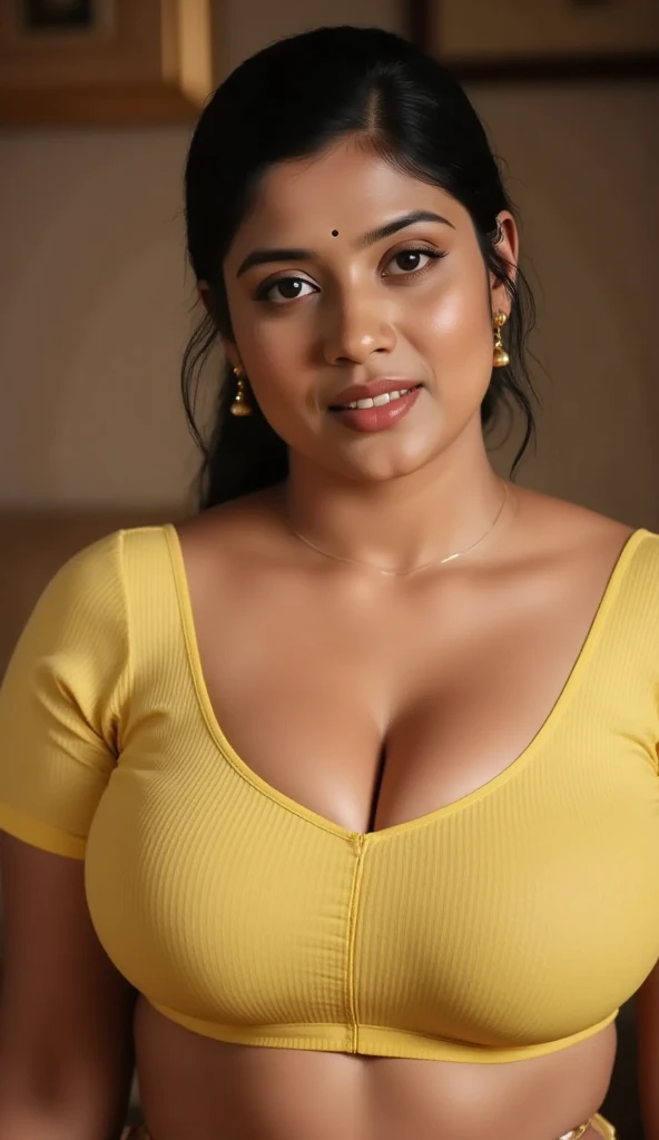 bengali girl detailed eyes, detailed face, high detail skin, strong compact body, dark curly hair, ((big breasts)), glasses, wearing high detail short sundress, , wide light, high contrast, backlight, light flares, chromatic aberration, sharp focus, RAW color photo, looking at the camera, various poses
