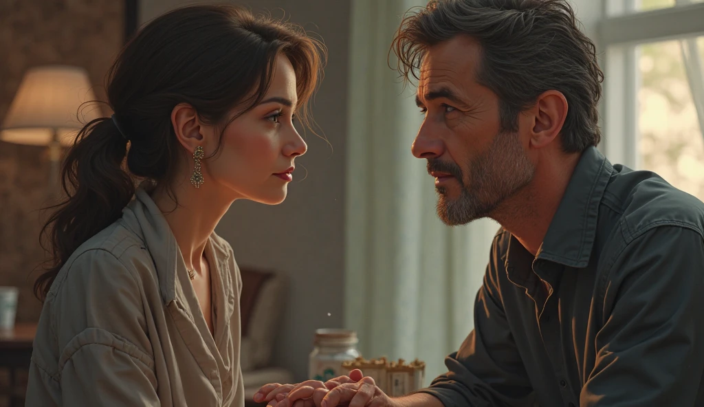 Woman, Smiling, Helping a Poor Man: Epic Realistic, Soft Cinematic Portrait, Adobe Lightroom, Photolab, Highly Detailed, Faded, Art by Greg Rutkowski and Artgerm, Neutral Colors: 1.2), (HDR: 1.4) , (Soft Colors:1.2) , Hyperdetailed, (ArtStation:1.4), Cinematic, Warm Lights, Dramatic Light, (Intricate Details:1.1), Complex Background, (rutkowski:0.66), (blue and orange:0.4)