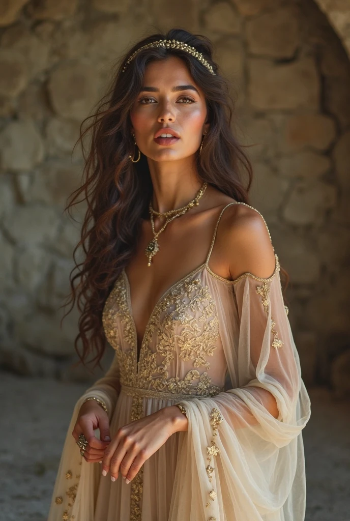 36-34-38 figure body of woman front image, wearing gown clothes,light skinned indian woman

