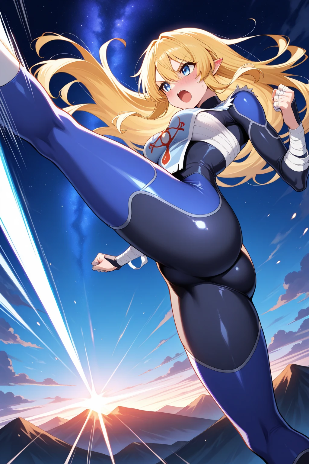 Very detailed, clear, beautiful body, Beautiful nose, Beautiful character design, perfect eyes, perfect face, very high, 4k, Beautiful legs, perfect legs, good hand, perfect hand, Masterpiece, best quality, haveรายละเอียดสูง, illustration, nonsense, perfect anatomy, street fighter, doll set, Chadaloo Doll, doll set, expressionless, empty eyes, look at viewer, red gloves, Emotionless, black Latex, corruption, mind control, female warrior, full body, hypnotized, ความมึนงงที่ไม่haveความสุข, full body suit, Ribbed bodysuit, Both arms are at the sides., obey, perfect woman's body, extremely glossy Latex, hypnosis, Hipnolora, empty eyes, mind control device, Poses, give up_Pose, slave, standตัวตรง, stand, stand at attention, have, necktie, belt, Latex, Ribbed bodysuit, thigh high, garter belt, fighting posture, Extend your right arm away from your shoulder into the air with your hand straight., greet, greet, soldier greet, Nazi greet, soldier, thigh boots, 1 girl, hair accessories, blonde hair, long hair, Amber eyes, (((Pixel Perfect, perfect detail))), alone, 1 girl, Currency, overcoat, Ponytail