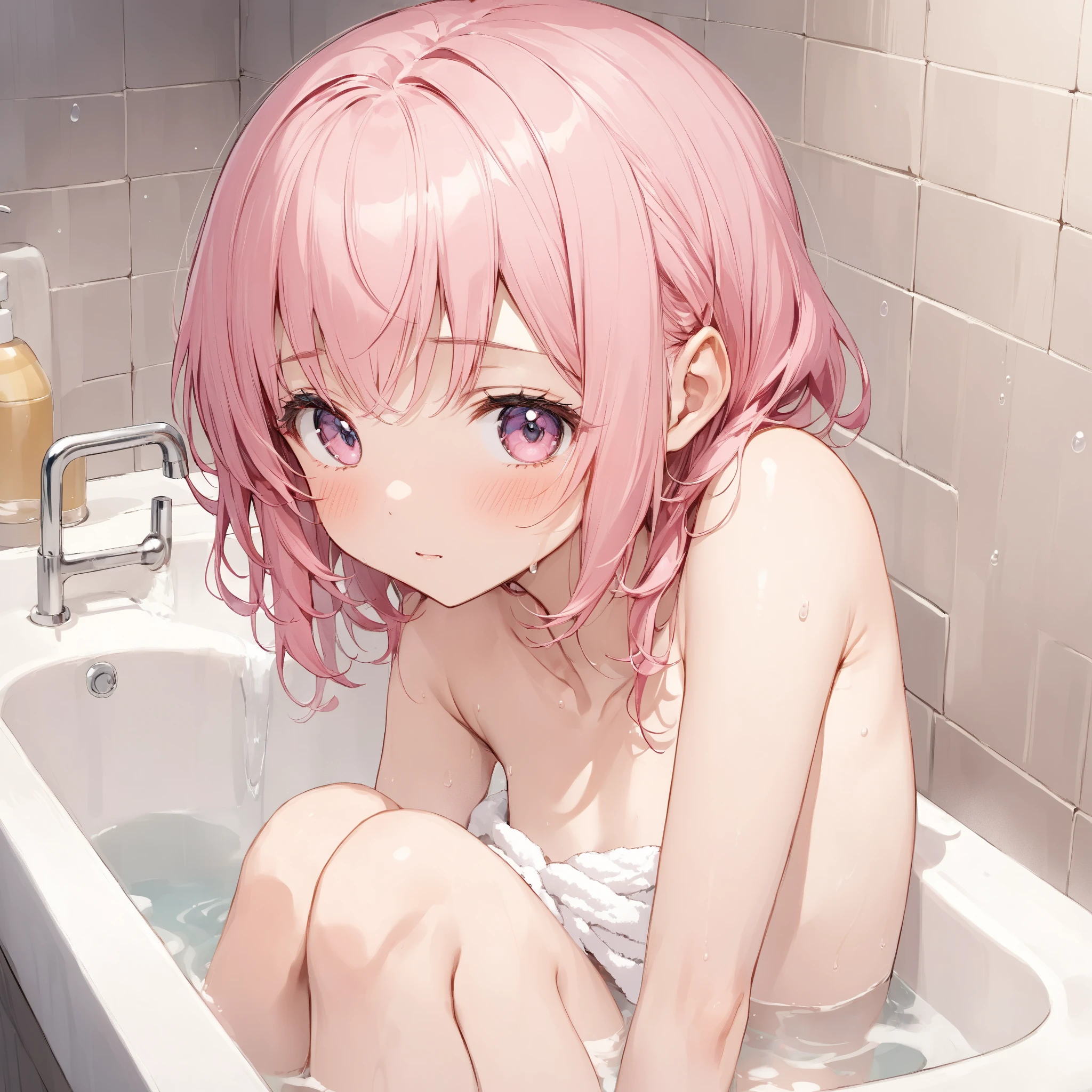 nsfw,penis,((1man and 1woman, fellatio, Deepthroat,Deepthroat:1.5,motion line:1.5)),man standing,((perfect anatomy,realistic,:1.3,RAW Photography:1.3,masterpiece、highest quality、Ultra - High resolution、High resolution、Highly detailed CG、8K)),cowboy shot,1 female,solo,((20 year old beauty,beautiful detailed face and eyes,gorgeous eyes,pink eyes)),((pink hair,ponytail,long hair,blunt bangs,straight hair)),((medium breasts,slender body,small head:1.4,skinny)),(tan skin,gleaming skin,shiny skin),((black_thighhighs,naked,nipples,vagina,bukkake:1.5,wet:1.5,steam:1.5)),sitting,arms up,simple bed、Japanese-style house、Tokyo、moonlight、