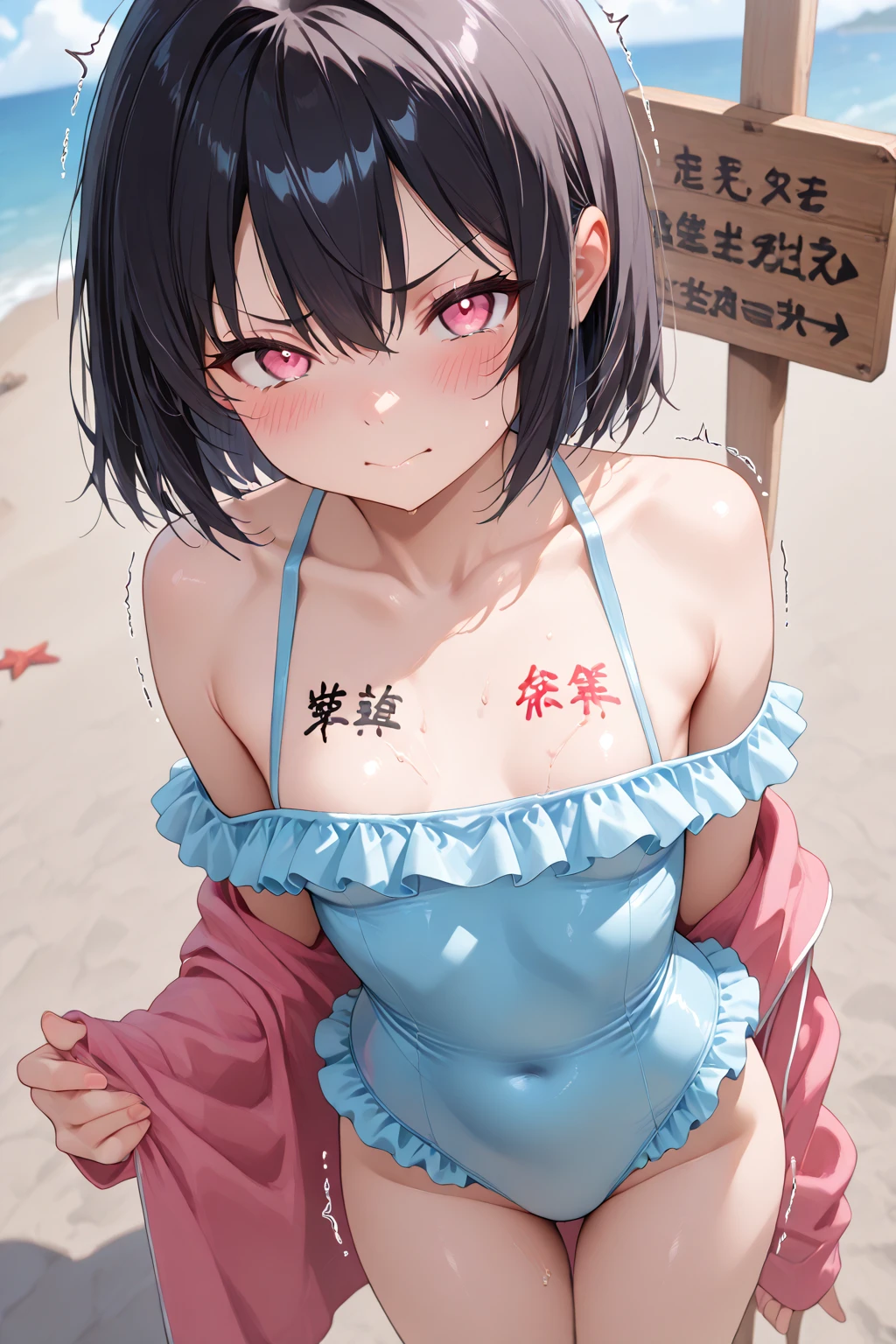 Kitasan Black,smile、looks happy、(naked:1.9),Outdoors、blue sky、(Wearing a collar:1.5)、Earrings、Earrings、bracelet,(masterpiece, Highest quality, Highest quality, Official Art, Beautiful and aesthetic:1.2),(Ultra-detailed),(Steam coming out of the sides:1.5),(Cowboy Shot)、(Beautiful Face:1.4)、(Fellatio Gesture)、Upper body close-up、Sweat、Facing forward,(Drooling)、全naked,Full nudity、navel piercing,Short Hair,((Slim figure))、(3 year old girl)、,(Small breasts:1.5)、shaved pussy,、Highest quality、(nsfw:1.5),Animal ears