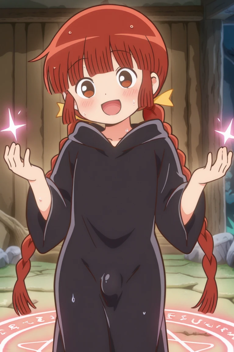 ((highest quality)), ((masterpiece)), (be familiar with), Perfect Face, indoor, Bedroom, Watching the audience,
One woman, Ellis Boreas Greyrat,
Open Mouth, Ecstatic expression, blush, smile,
Small breasts, Flat Chest, Young Girl, , , Girl,
Long Hair, Red Hair, Red eyes, Long Hair,
Fully nude, Nipples exposed, Sex with a man with a big dick, 膣内ejaculation, Semen is taken, Insert a into your, Sex in missionary position, , Leg spread,