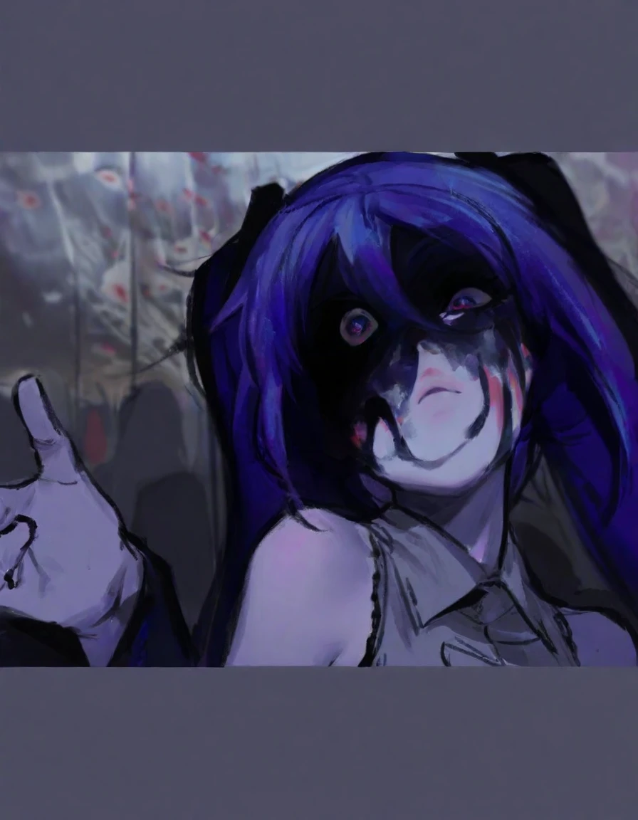 anime girl with blue hair and piercings sticking out her tongue, 2 d anime style, 2 d anime, ahegao face, gapmoe yandere, yandere intricate, ahegao, 2 d gorillaz, yandere, portrait gapmoe yandere grimdark, 2d art cover, profile of anime girl, gapmoe yandere grimdark, 2 d digital
