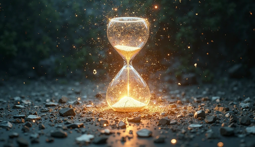 "Design a high-resolution ad creative that visualizes the concept of Timeline Therapy for wealth. On the right side, depict a flowing, hourglass-shaped timeline made of glowing threads, with key milestones along the way. The milestones should include small icons like a growing plant (symbolizing investment), a house (symbolizing security), and a rising graph (symbolizing wealth). The sand inside the hourglass should subtly transition from dark tones at the top (representing past financial struggles) to golden grains at the bottom (representing wealth and success).
Leave space on the left for a photo to be added later.
The background should have a gradient, transitioning from deep purple at the top (past) to bright gold at the bottom (future), symbolizing the passage of time and growth. Light effects should accentuate the glowing timeline, guiding the viewer’s eye through the journey of wealth creation.
Text Instructions:
Place the headline 'Timeline Therapy for Wealth' at the top in a bold, elegant serif font. Highlight key words like 'Wealth' with subtle bolding or a soft glow.
Position the subheadline 'See Money Through a New Lens' directly below in a clean, modern sans-serif font, ensuring clarity.
Add the CTA '3 Day Kannada Session - Register Today @95/-' at the bottom in a bold, clear font, ensuring it stands out but remains harmonious with the overall design.
Ensure:
Text is clear, error-free, and integrates seamlessly with the visual elements.
The layout is dynamic, balanced, and visually compelling, encouraging engagement and clicks."