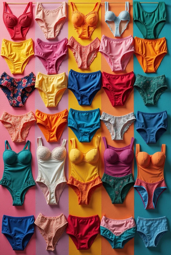 Advertising for the sale of underwear