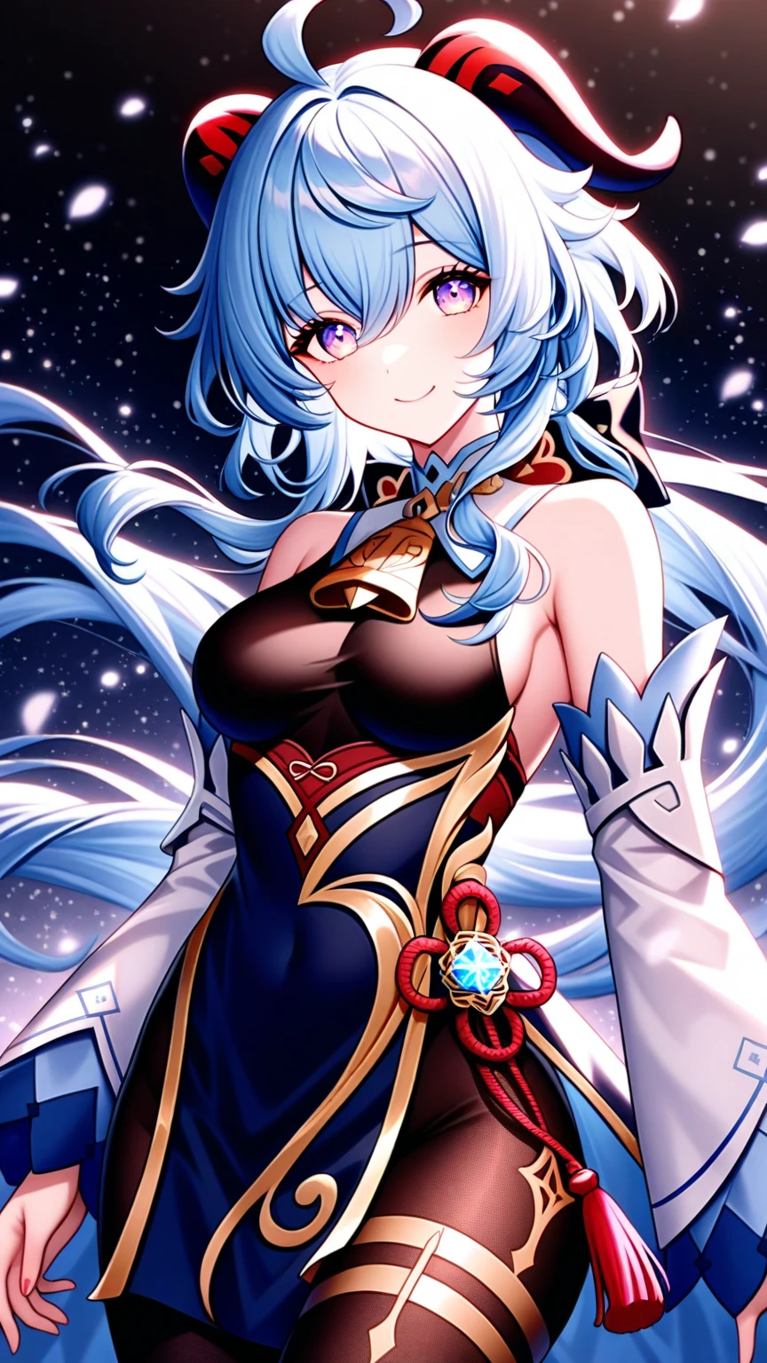 (hyper extreme detailed),(masterpeace),(hyper extreme),(photorealistic),CG,(colour:1.2), beautiful lighting,light from the front,rating:safe,solo,  <lora:helena:1>,helena,blue hair,long hair,puple eyesblue dress,thigh_boots,elbow_gloves,short dress,