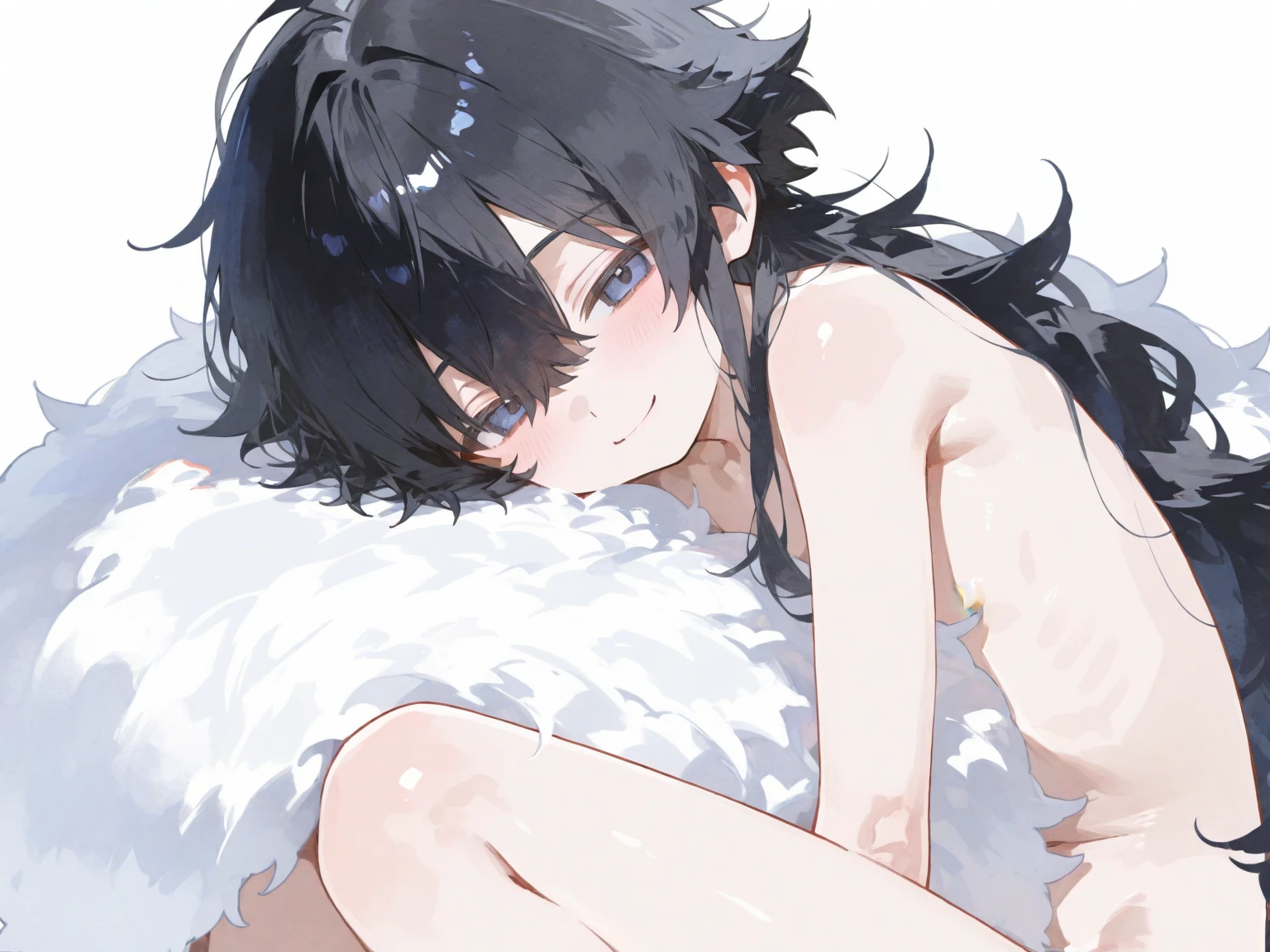 master piece、Highest image quality、highest quality、girl、((embarrassed expression:1.3))、(shy face)、(not wearing clothes)、naked、lie down in bed、forced to spread legs、slender body shape、small nipples、Lustrous hair、Super detailed beautiful eyes、Super detailed clear and beautiful face