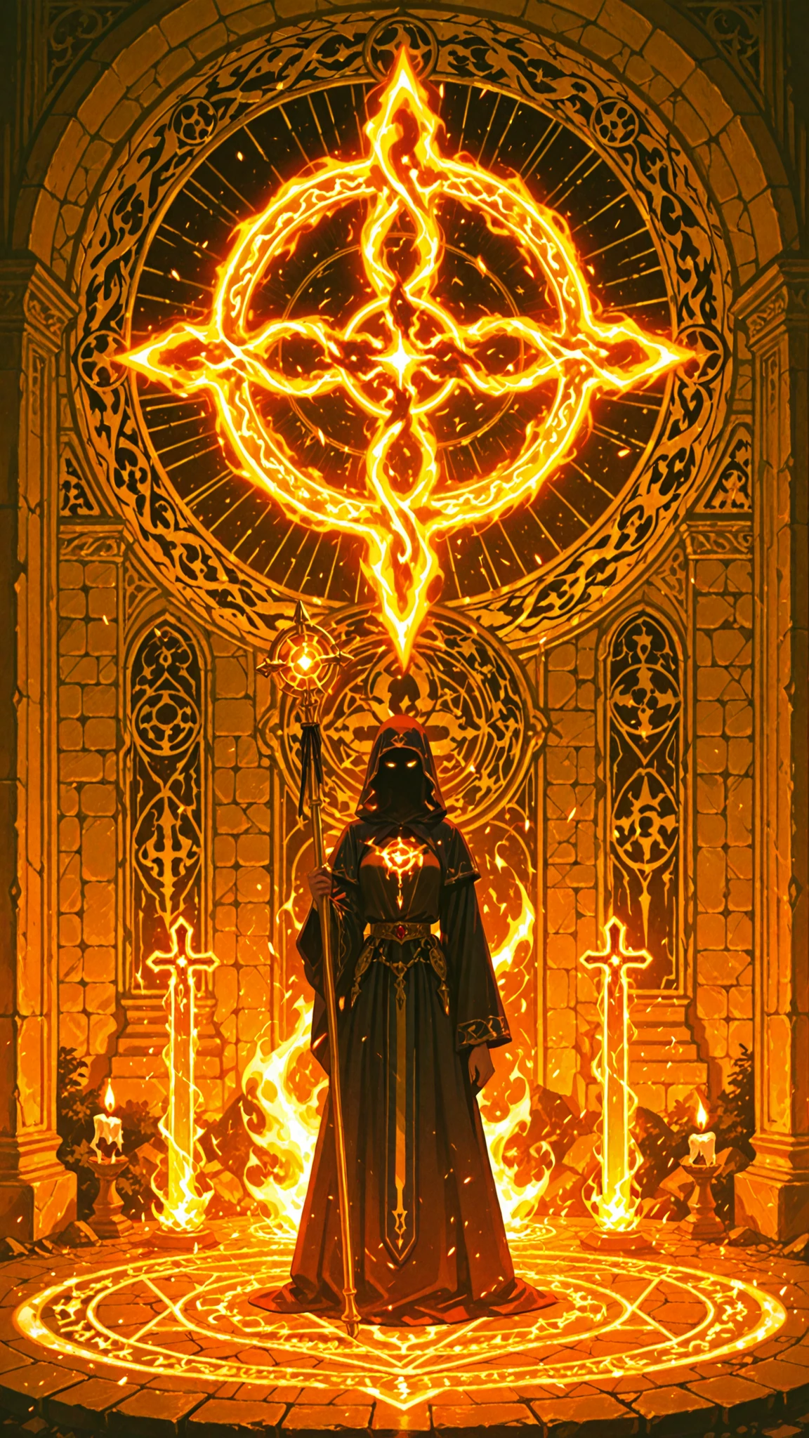 womanhood, Holy Circle, Holy Spell, Holy Symbol Rod, Burn,