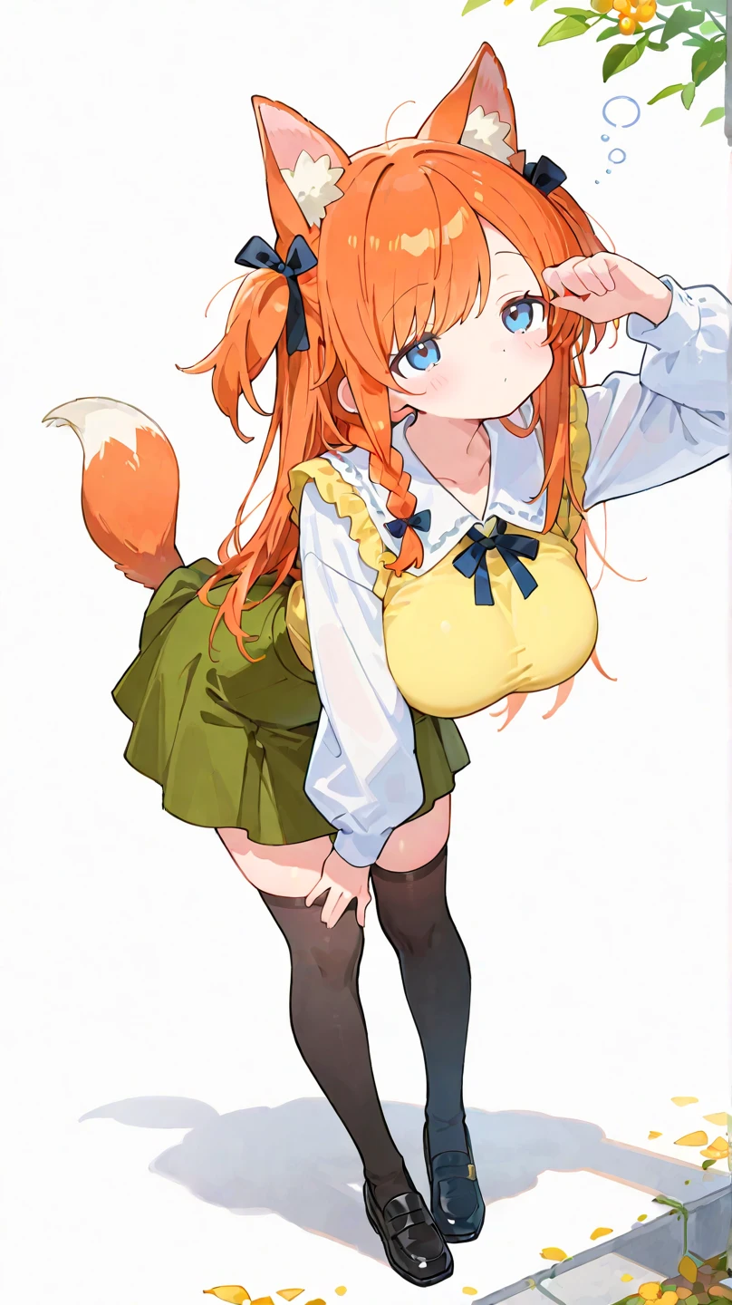 solo standing on field, (huge breasts:1.5), (bursting breasts:1.3), (very short miniskirt:1.6) lifted by wind, thigh gap, (thin long legs:1.2), (excessive pussy juice:1.2), looking at viewer, nose blush, open mouth, nsfw