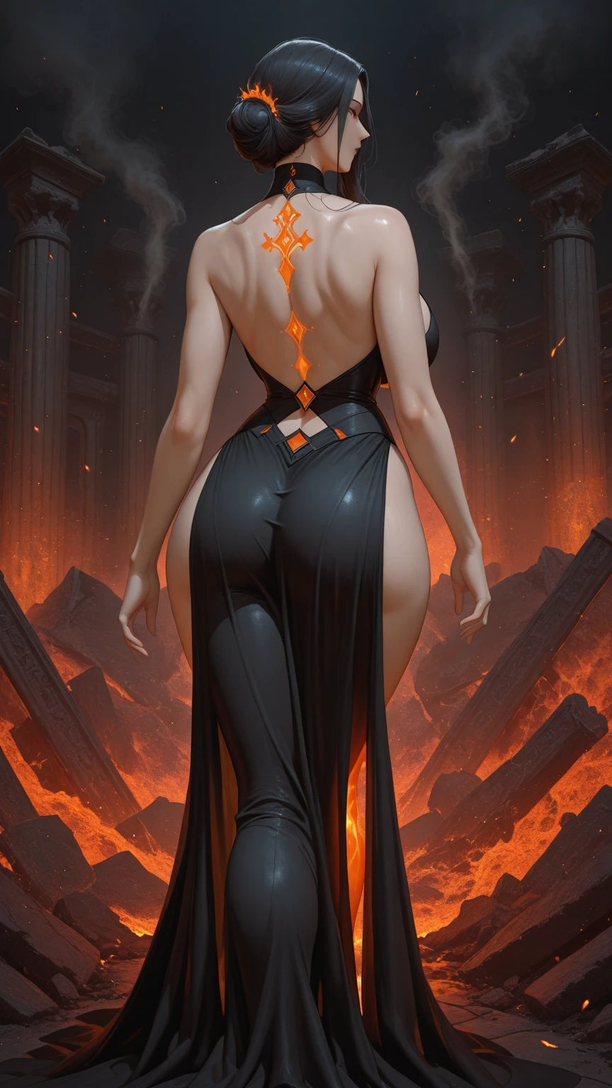 (Silhouette art,best quality,top quality,masterpiece,4k,)(fashion models),
(((arte em papel cortado,A world where only black exists:1.2),
(style of 90s anime portraition),1lady,Solo,slim body,perfect female shape,epic quality,elegant and beautiful,(kneeling up,)
(profile:1.2),ray tracing,movie level lighting,Cinematic storyboard,high heels,Moonlight,The moon behind,beautiful thighs,thin thighs,Delicate legs,beautiful legs,sexy legs,long legs)),Slender,
sunder
(Dark moon)
white skin,white,Textured glass background,fantastic flames,fantastic fire sparks