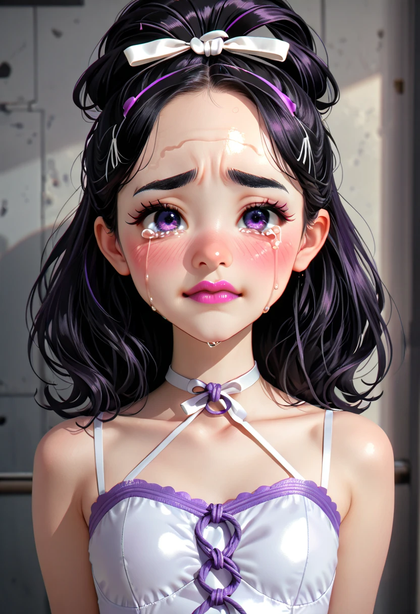 1girl, 1boy, Mascara, (ruined makeup:1.5), portrait, cum, cum on face, long hair, dimples, masterpiece, photorealistic, high quality, highres, <lora:RuinedMakeup_v0.1:1>