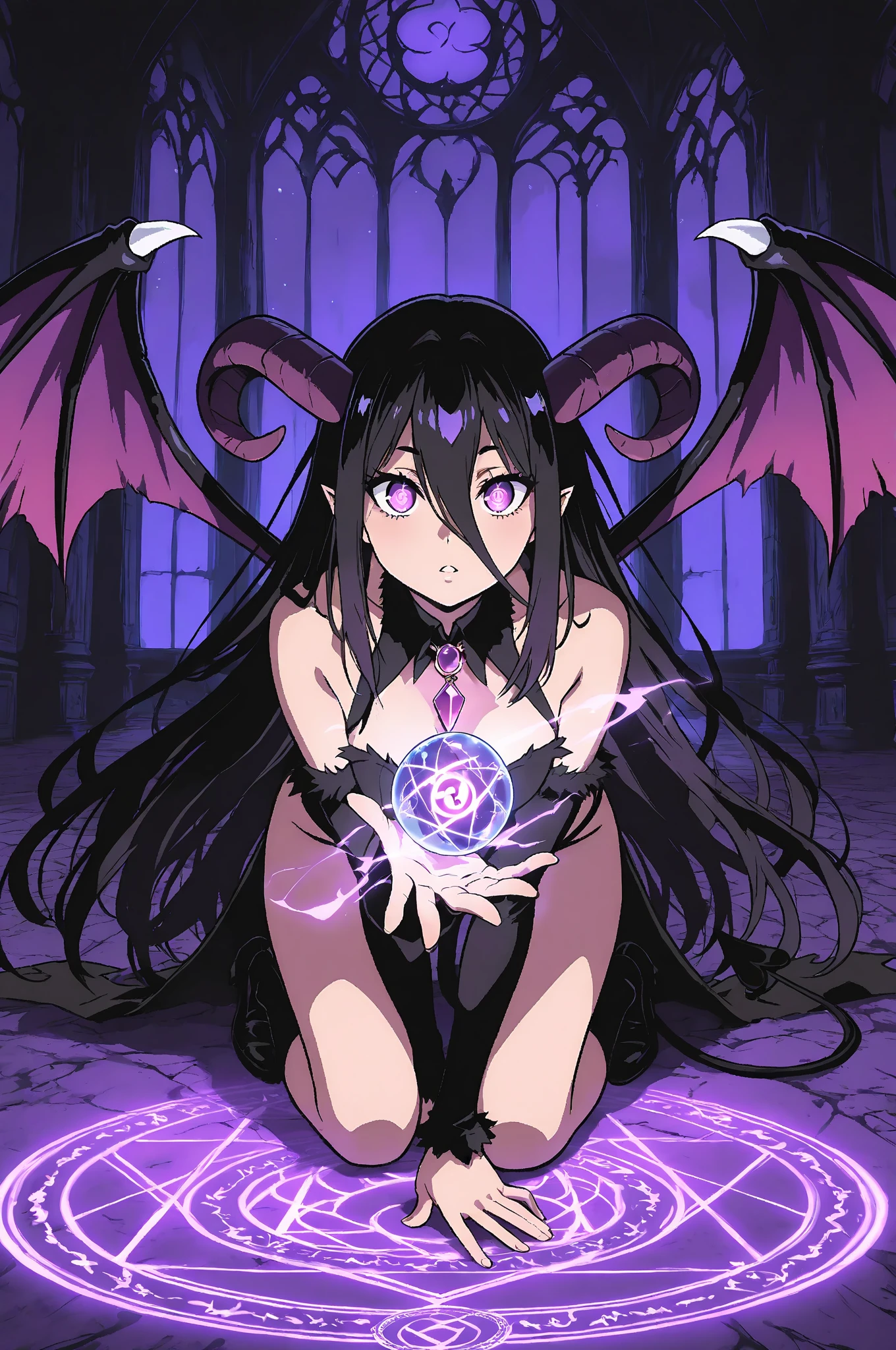nude, small breasts, loli, dragon wings