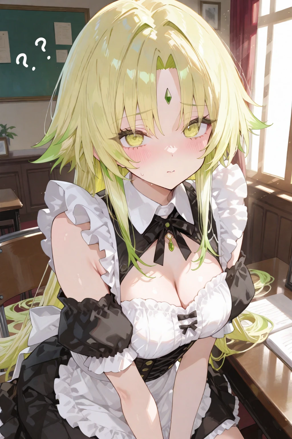 NSFW,((1man with 1woman,Having sex)), woman on top,tiny girl,Colossal tits,Whip thighs,((Princess)),Detached sleeves,Light green hair,Striped socks,Heterochromia,Yellow and purple eyes,Shy,blushed face,Top image quality,Best Quality