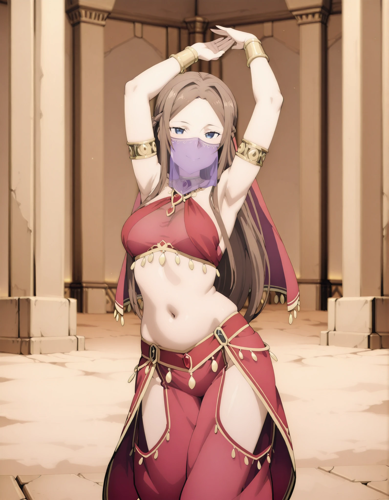 Sortiliena Serlut, dancer,belly dance attire , belly dancing,mouth veil, veil, armlet, desert palace , dancing, smile,harem skirt, harem pants, belly dancing, harem veil,dancing with veils,seductive pose