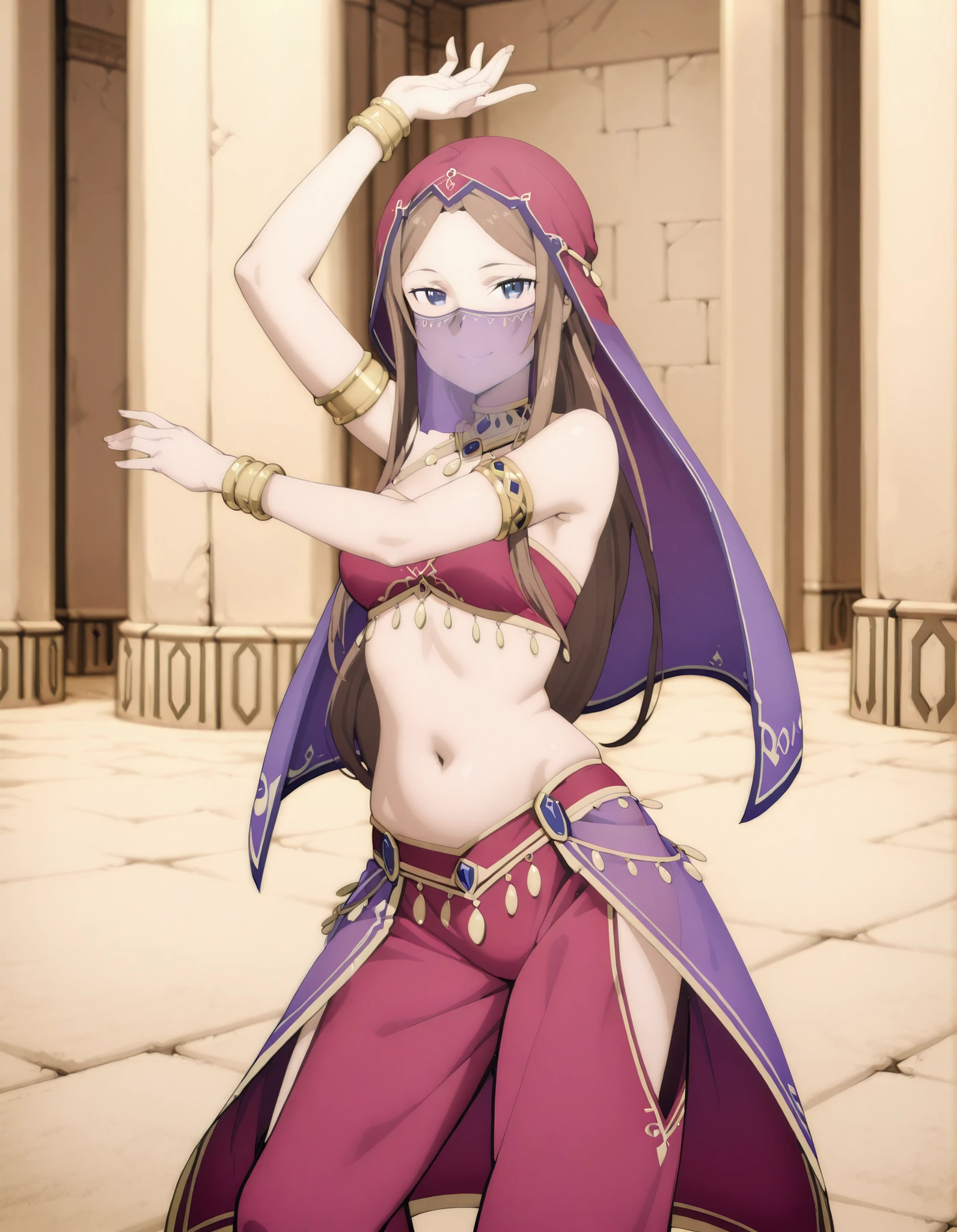 Sortiliena Serlut, dancer,belly dance attire , belly dancing,mouth veil, veil, armlet, desert palace , dancing, smile,harem skirt, harem pants, belly dancing, harem veil,dancing with veils,seductive pose