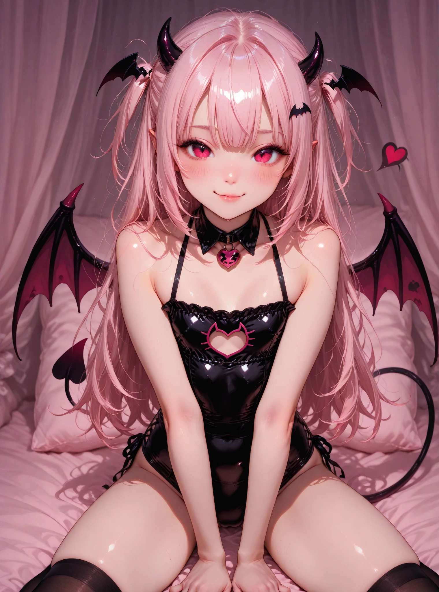 {-erro_de_anatomia:1.0} 1 girl, Anime girl with horns and light pink leotard swimsuit, crawling on the floor, long blonde hair, demon anime girl, Succubus in tight short light pink dress, Cute Succubus, Demon girl, Succubus in sun dress portrait, succubus, portrait of a female demon, demon mika kurai, demon girl portrait, succubus | contemporary, Portrait of a demon, vampire girl