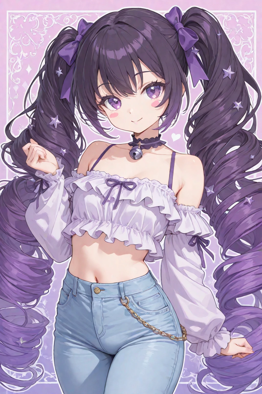 (masterpiece, best quality), ((1girl, (mature female) long hair), (star-shaped pupils, +_+, symbol-shaped pupils, sparkling eyes), (cat ears, open open mouth)), (looking at viewer, light smile, off shoulder), (abstract, multicolored background, abstract background, chromatic aberration),