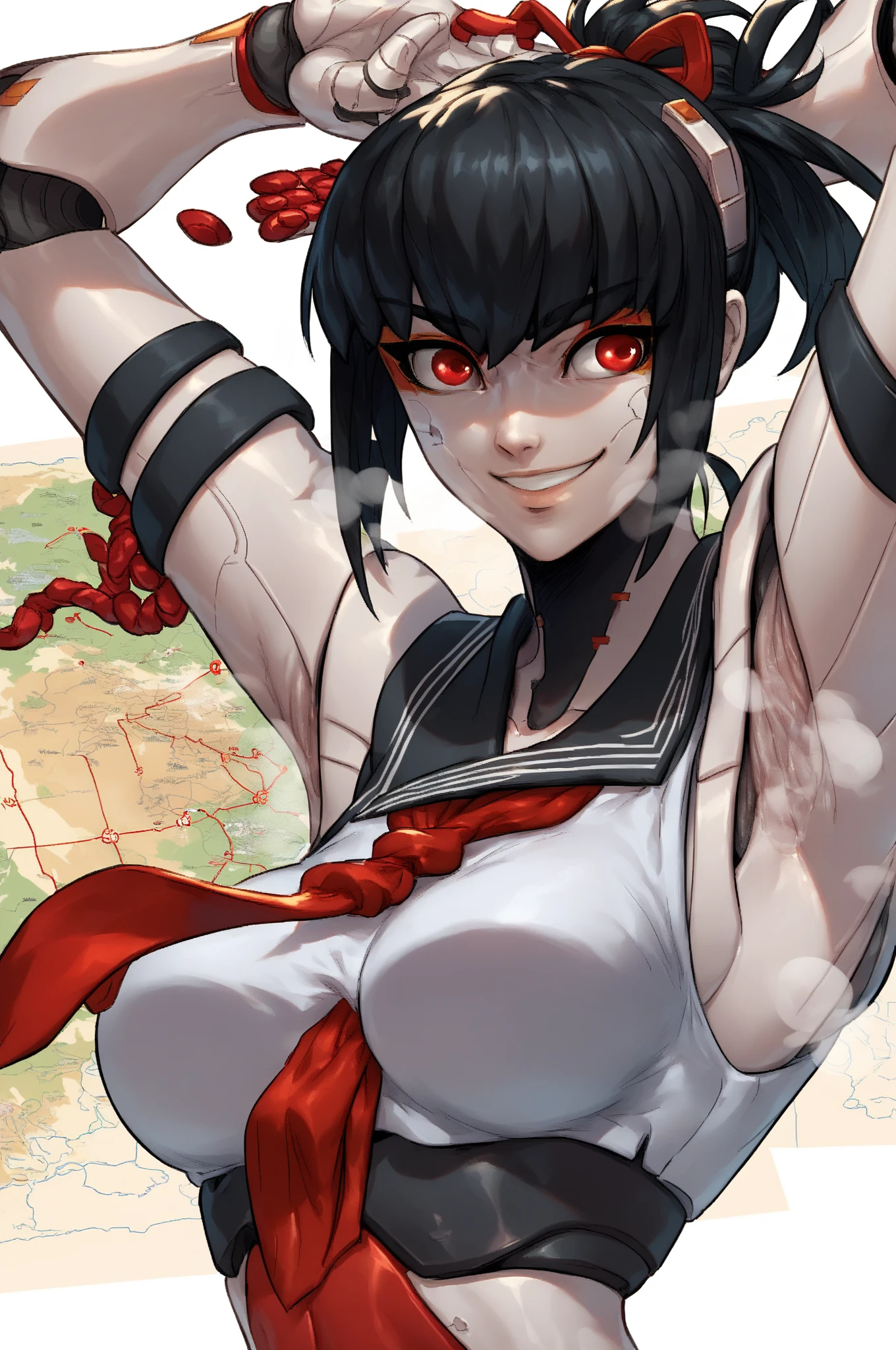 masterpiece, highest quality, (Highly detailed CG Unity 8k wallpaper), (highest quality), (Best illustrations), (Best Shadow),Female Swordsman, 28 years old, Japanese sword, stance,moonlight, snow, chaos, Holding a bloody Japanese sword in his right hand, Sensual, There was blood on his face.