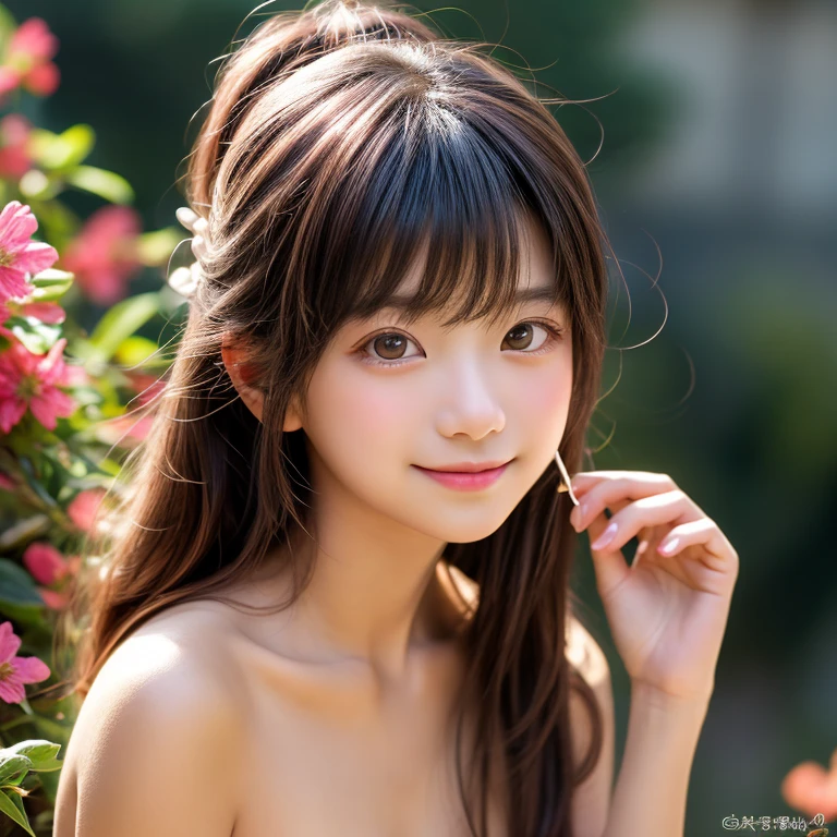 (((Exposing the breasts:1.6))),(((Exposing the breasts:1.6))),(((Exposing the breasts:1.6))),masterpiece, Highest quality, 8K, Absurd, Beautiful medium long bob hair,Woman in her late 20s, That shy expression is cute, （Sensual Style）,(（Seven episodes were filmed........:1.4）), (Completely naked:1.5), No makeup, The near road and the far road, Written boundary depth, Surreal, High resolution, photograph, Sharp focus, Face lamp, Dynamic Lighting, highest detailed, ,Extreme detaileds、Super detaileded、detailed、Real Skin、elegant features、Positive and optimistic、（The background is a colorful flower field)
