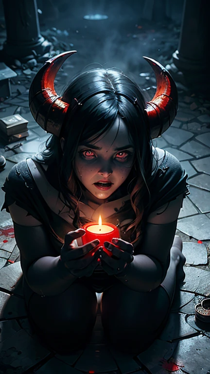 cute, cuddly, adorable, (occult:1.3), witchcraft, demon summoning, demonic possession, devil worship, voodoo, great lighting, soft shaded, atmospheric lighting, painted by greg rutkowski stanley artgerm lau wlop rossdraws artstation cgsociety
