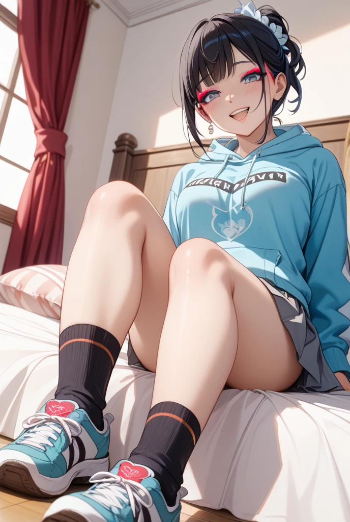 cute kpop girl, pee diaper, wet diaper, tight diaper, full diaper, smile, long hair, black hair, playground, amusement park, realistic, 3d, 2.5d, photorealistic, 3d render, real, detailed, 3d animated, hyperrealistic, 3d girl