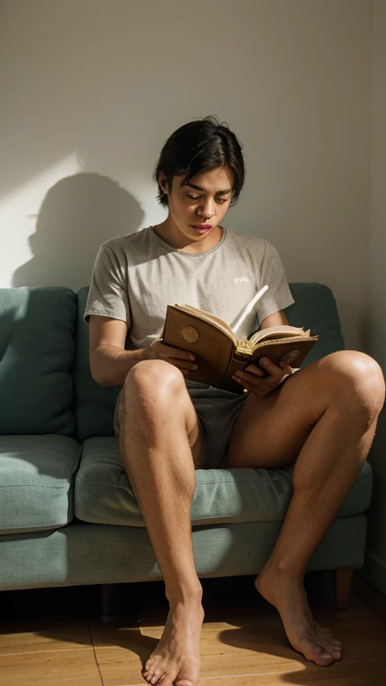 Man read book