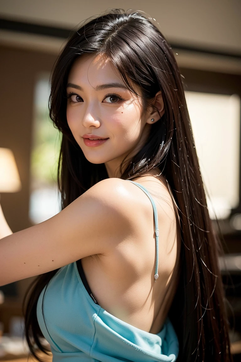 (((32k,high details,high detail、masterpiece,attention to detail,alone))),Raw photo & realistic atmosphere,beautiful dark black eyes,detailed mouth,glossy lips,thin eyebrows,fine eyes、Soft white skin that shines in every detail、her deep black eyes are so beautiful,lip details、very beautiful face,very well-shaped face、lifelike face,shining beautiful lips,beautiful eyebrows,infinite reality, Realistic young gravure idol,she'she'she'she'she'she'she'she'she'she's a very cute woman , young gravure idol, young gravure idol, She is a very beautiful and cute 20 year old beauty.....,An incredibly beautiful and elegant 20-year-old beauty,natural soft light,(shiny hair,,Beautiful and kind eyes:1.5),gentle smile,well-shaped chest,medium long hair,seaside,bikini,beautiful posture,no makeup,whole body,background sea,