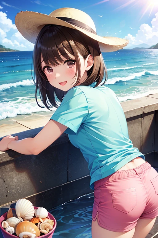 Girl、cute、Idol、Lori、コン、Small breasts、cute、Pink eyes、Grey Hair、Long Hairstyles、Twin tails、Rabbit、Bunny ears、Big ribbon、cute、Spoiled、Watery eyes、heart,smile、be happy、Red cheeks、Hawaii、Rabbitの水着、Embarrassed、Rabbitを抱いている、Rabbitに囲まれている、Under the Parasol、Beach Bets、supine position、sunglasses、Put on a shirt、On all fours、Back Attack、