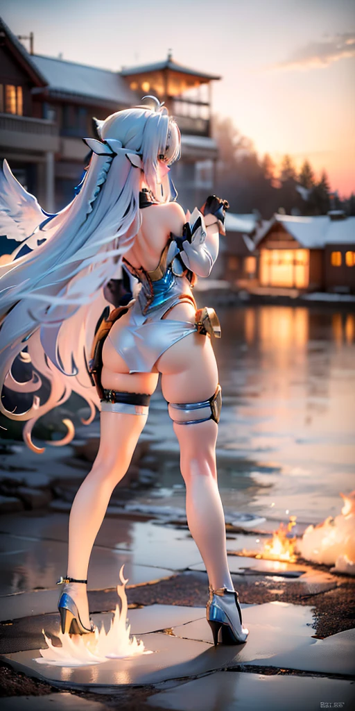 1Woman, Yae Miko from Genshin Impact, Raiden Ei, Genshin Impact, nsfw, nakeg, curvy body, massive cocklove