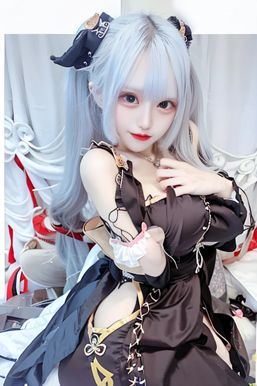 Noble princess、gothic lolita fashion,baroque palace, (Turkish colorful chandelier),(Turkish/Moroccan colored mosaic chandelier),big breasts, valley,The sculpture model is attractive, (1 girl:1.3)、realistic pictures、Photoreal:1.4 , official art、Super detailed、beautiful and aesthetic、beautiful face、masterpiece、highest quality、spread your legs wide、raise your heels、Pose provoking a man、Eyes that invite、ecstatic expression、small ass、big breasts、chest exposure、(barefoot)、baroque jewelry necklace、baroque style gloves、The most beautiful skin in the world、baroque jewelry earrings、The most gorgeous gravure idol pose in the world、the most attractive body in the world、The whole body is reflected、((sensational gaze:1.2))、ecstasy face、climax expression、look up、look at viewer、((I can not stand it:1.5))