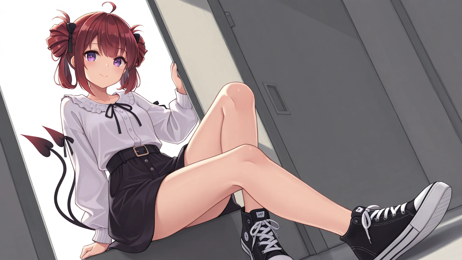 (1 girl:1.0),25 years old,beautiful girl,bob cut,office girl,sitting chair,(small breasts:1.2),(slim body shape:1.2),highest quality,High resolution(headset:1.3),(cowboyshot:1.0),fullbody,(short sleeve red knit sweater:1.2),smile,front face,(front view:1.0),looking at viewer,office,Talking,Chatting,(full-face blush:1.5),(smile:1.2),anguish,(presenting panties:1.5),white panties,(facial:1.5),(cum on face:1.5),