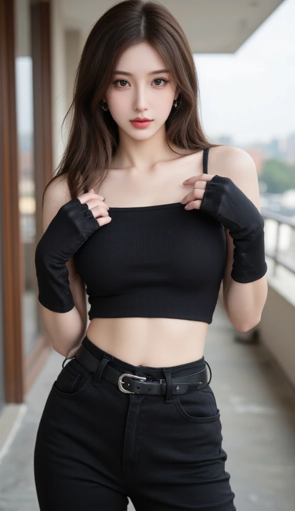 (top-quality、8K、32K、masterpiece、nffsw:1.2)、Photo of a cute Japanese woman、tiny chest、very short bobbed hair、Systemic parts of the body、Full Body Facial Focus、(tops:Sheer Fit Rib Knit Pull-Aux
/- (blue)
bottoms: Double Cross Pin Tuck Flare
underpants (charcoal grey)
belt:Lock Type Belt (black)
shoes:Square Toankle Belt Bar
sandal (black)、:1.1)a necklace、simple background、looking at the viewers、Leaning forward、Looking at the camera、ssmile