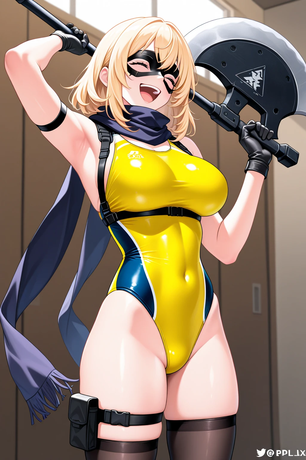 Female Combatant、Blonde Japan girl、Close-up of a girl in a black bikini、Black shiny bikini、Black boots、A golden snake circlet on his head、Saiyan Girl, wonderful, Nano Girl, Female body type, Inspired by Hiromu Arakawa, Anime Manga Robot!! Anime Girls, Fubuki, Full Body Suit, by Hiromu Arakawa、wonderful, silk, Beautiful and attractive anime teen, Anime Girls of the future, tears,Drooling,Pee,Sweat,Tongue out,incontinence,Peeing、Estrus、Eyes wide open,Estrus,Blushing,Nipples are erect,Face is hot、Lust、incontinence、Armpit Hair、pubic hair、Anguished expression、Doomsday Demon