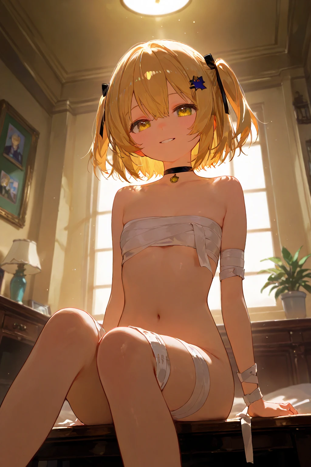 close up, closePOV, himeko, 1girl, mature, mature female, big breasts, looking at viewer, cinematic, 8k, best quality, masterpiece, hard lighting, amazing eye detail, prefect eyes, yellow eyes, high detail, no shoes, bare feet, smooth thigh, smooth feet, smiling,