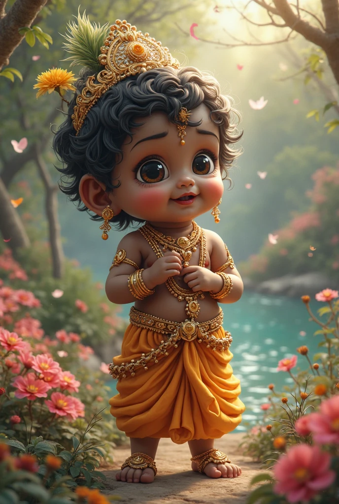 God Krishna Child Photo