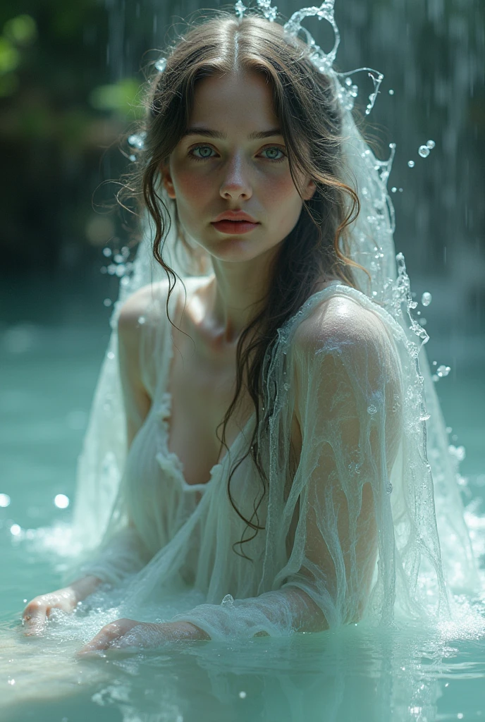 (RAW shooting, Photoreal:1.5, 8K, highest quality, masterpiece, ultra high resolution), perfect dynamic composition:1.2, modern city night, In front of the church, Eternal farewell to your lover:0.7, cry with a broken heart:0.7, ((((Typhoon heavy rain)))), Highly detailed skin and facial textures:1.2, Slim office lady wet in the rain:1.3, cowboy shot, Fair skin:1.2, sexy beauty:1.1, perfect style:1.2, beautiful and aesthetic:1.1, very beautiful face:1.2, water droplets on the skin, (rain drips all over my body:1.2, wet body:1.2, wet hair:1.3), (Holding a wet bouquet:1.2, wet pure white wedding dress:1.3), (Medium chest, Bra is sheer, Chest gap), (Crying hard, The expression on your face when you feel intense caress, Facial expression when feeling pleasure), (beautiful blue eyes, Eyes that feel beautiful eros:0.8), (Too erotic:0.9, Bewitching:0.9), necklace, earrings, bracelet