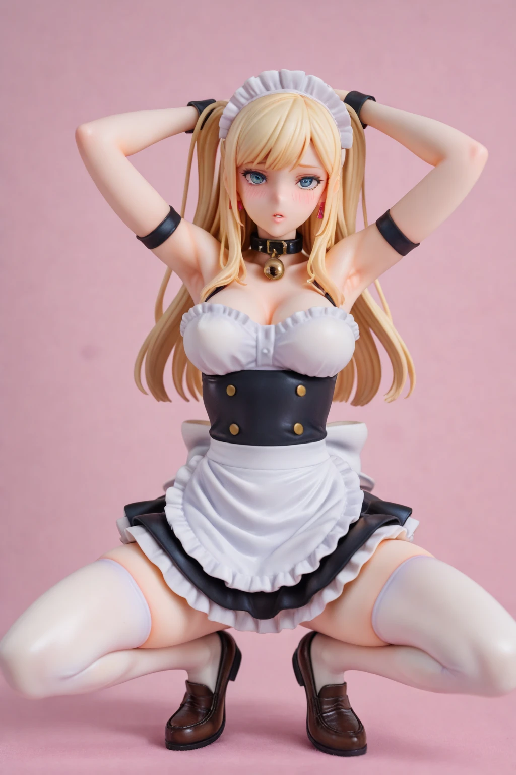 ((masterpiece)), ((Highest quality)), (((1 slender girl))), (Very detailed),(Solo Shooting)，((cute)), ((Very detailedな顔)), 4K, (8k), Highest quality, (beautiful), ((Huge breasts:1.4)), ((Large Breasts)),((Long blonde twin tails)), (((Lace Lingerie，See-through))), ((Lace Stockings))，(((bed:1.3)))，((Perfect body))，blush、Captivating body,Embarrassing、Embarrassed、Open your mouth