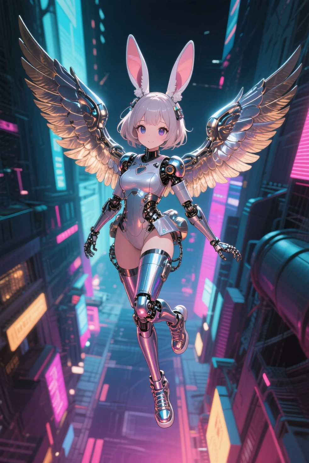 King Ayanami Evangelion her outfit is a shiny latex with shiny metallic look she has angel wings sunshine and particles pass between her and her shadow has sad look realistic style hd hq 4k 8k