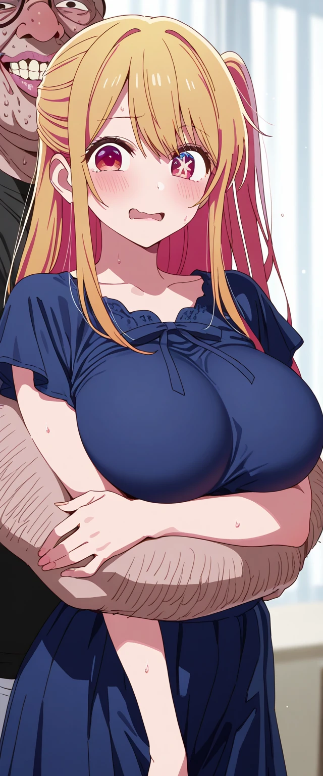 ((best quality)),((highly detailed)),masterpiece,absurdres,detailed face,beautiful face,(detailed eyes, deep eyes),1girl, may, purple eyes, orange hair, long hair, 独奏, breasts, large breasts,lips,sidelocks, bangs,smile、blush、Huge breastastepiece)), (Best Quality), Peeing on the bed、Very soft bed、、Extremely detailed, Shiny skin, Depth of written boundary, Vivid Color,From above,Spread legs,Spread ,,Embarrassing,Open Mouth,How ,1 Boy,,cowgirl position,, Highly detailed lingerie bra、Highly detailed panties、 Large Breasts, skirt, Under pants, White shirt, Shirt lift, Lift it yourself, bra, room, 