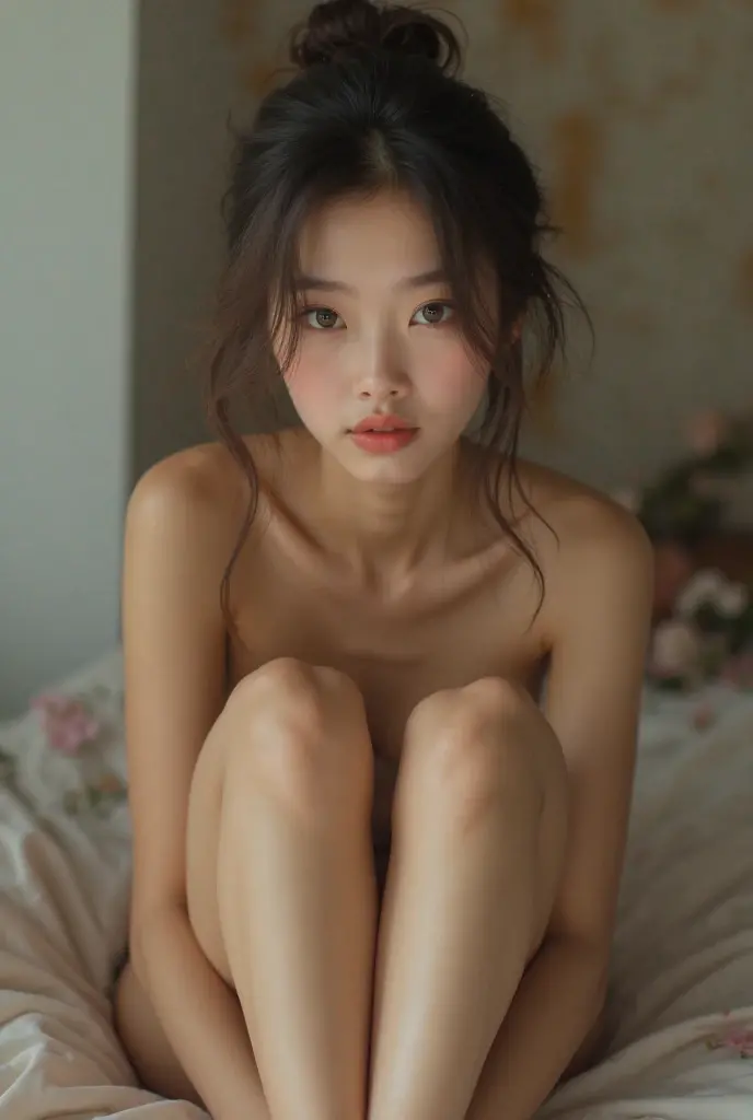 NSFW,4K,((Highest quality)),((masterpiece)),BREAK,((one girl)), (detailed),((in shower room)),((One girl)),((perfect anatomy)),nsfw,((nude)),(naked),((13 years old)),((flat chest:1.7)),(stare at viewer with stern eyes:1.5),((one girl)),(bitting own lip:1.1),(angry:0.9),nose blush,(shamefull:1.2),(bob cut hair),surprised, ((beautiful realistic face)),((skinny:1.3)),Beautiful Korean Women, Beautiful young Korean woman, Young and adorable Korean face, Gorgeous Young Korean Woman, Korean Girls, Girl cute beautiful face, Portraits of Korean female idols, Young and pretty Asian face, Cute natural anime face,Asian pretty face,((finely detailed face)),((glistening eyes)),((glistening eyes )),((large eyes)),(( pretty eyes)),((beautiful skin)),(detailed),Perfect Face,((One girl)), ((clear eyes)),((show nipples)),((beautiful skin)), don't wear anything ,(upper body),(Equal left and right eyes), (nsfw:1.5),(show nipples),(don't wear anything),(nipples facing upwards)
