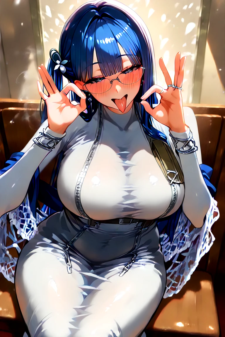 ((highest quality)), ((Super detailed)), ((masterpiece)), ((High resolution)), (original), ((Highly detailed CG Unity 8K wallpaper)),1 girl, ((alone:1.2))、(perfect face)、(((Big breasts 1:1)))、(((Black man makes woman suck dick)))、((Girls who give)),((Blowjob)),Black Large、((Suck the big ones))、(((Ahegao 1:1)))、(cross-eyed)、((Hands next to your face))、((peace sign))、((deep throat))、((swallow big cock in mouth)),((Swallow a big cock to the root))、((deep throat))、(handle penis with mouth)、(((NSFW1:1)))、(((breast milk))),((semen)),(((pinch your nipples)))、((white of eyes))、((Eyes are heart marks))、(((1:2))),(((semen))),(((black penis))),((roller)),(((red hair))) 、(((light blue ribbon)))、((ponytail))、(((Light blue bodysuit))、(((hole))),Pokemon