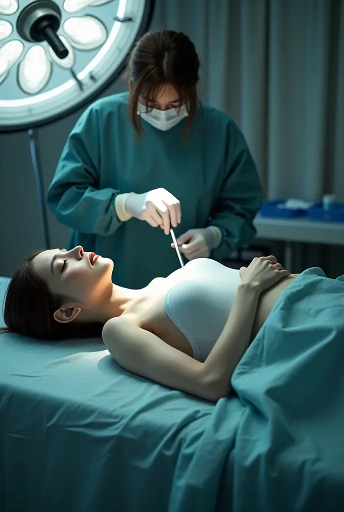 Gynecological examination of virginity