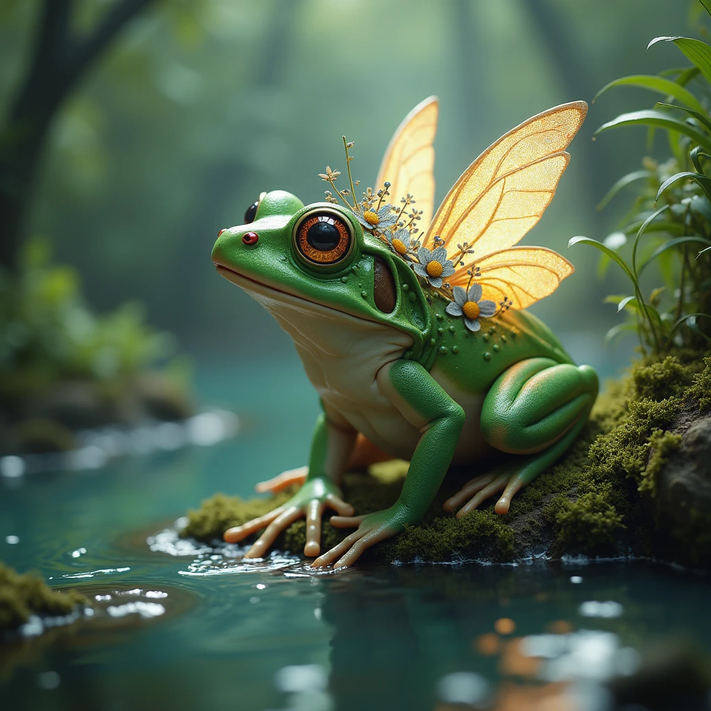 See how a frog turns into a beauty
