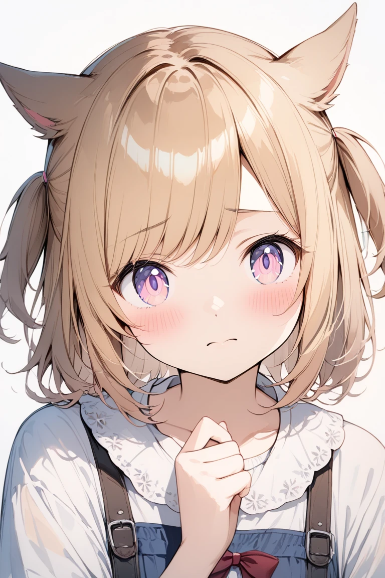 ((8K, 16k, highest quality, masterpiece, very detailed, Super detailed, official art)), Semi-realistic illustration, Realistic anatomy, 1 girl, 16 years old, NSFW, (baby face), (shining eyes:1.2, eyes in Highlights), (beautiful eyes, perfect eyes, upward glance), Venus Park \(umamusume\), (pink horse tail), (very small breasts), beautiful face, pink short hair, blush, looking at the viewer, ((oversized white business shirt, See-through business shirt, open business shirt:1.2, bottomless, strapless)), ((cute smile)), ((Bedroom, Learn positively on the bed)), (dynamic angle:1.3, face focus:1.2), skinny, (extreme close up:1.5), young body, wet skin, (soft warm lighting, dramatic lighting), ((detailed background))