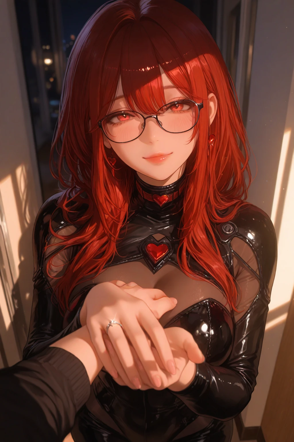 highest quallity、4K quality、 with dresan without shoulders plays woman、woman opens her legs wide、bare crotch、The woman is shy、A man inserts his penis into a woman, Asian woman, red haired redhead