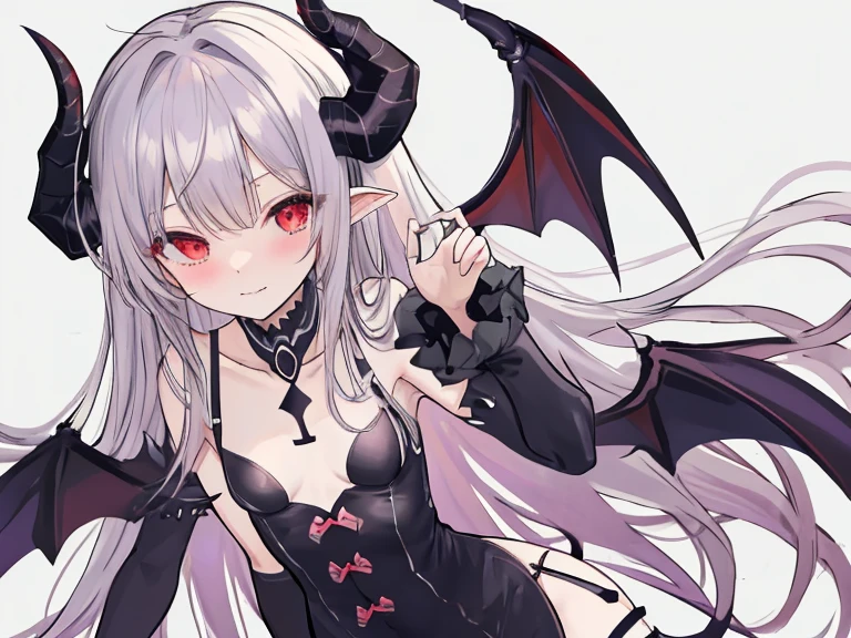 Secretly sweet hellborn demon trying to save viewer.