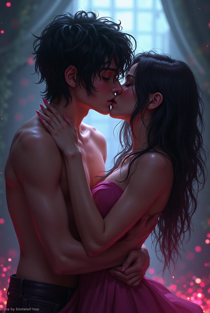 When a lusty couple has sex in the dim moonlight, the young man will lick her pussy with his powerful penis, cramming her beautiful body's nipples.