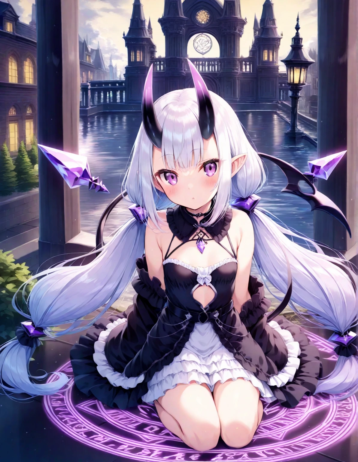 1girl, wearing a dress with cat ears and a cat tail, ink splash art anime lolita, anime monster girl, demonic anime girl, cute anime girl in a beautiful dress, detailed art, ayanami from genshin impact, detailed art in onmyoji style, anime moe art style, dark demon dancer, fashionable dark witch, anime girl in a black dress, (best quality, 4k, 8k, highres, masterpiece:1.2), ultra-detailed, (realistic, photorealistic, photo-realistic:1.37), vibrant colors, intricate details, dramatic lighting, mystical atmosphere, ethereal, whimsical, elegan