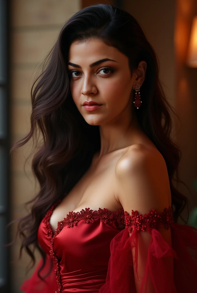 (beautiful detailed red eyes:1.4), long dark eyelashes, pointed fangs, flowing black hair, elegant posture, pale skin, red lips, traditional Arabic dress, mysterious aura, ((moonlit night:1.3)), shadows, delicate jewelry, ancient ruins, intense gaze, hypnotic smile, vampire powers, supernatural strength, centuries-old wisdom, captivating beauty, hauntingly enchanting, alluring darkness, (blood-red moonlight:1.1), eternal youth, seductive charm, hidden secrets. (best quality, ultra-detailed, photorealistic:1.37), gothic, fantasy, dark color palette, dramatic lighting. (NSFW:1.4) beautiful small breasts, (Emma watson:0.3),(Jennifer connelly:0.24), (beautiful nipples:1.5),(She has white skin with visible blue veins:1.4),(Small breasts with beautifully raised areolas:1.5),(flat chest:1.2) (beautiful teenage nipples:1.5)